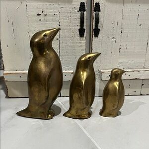 MCM Brass Penguin Trio
